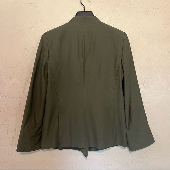 Theory Fitted Blazer Olive Green - Picture 5 of 6